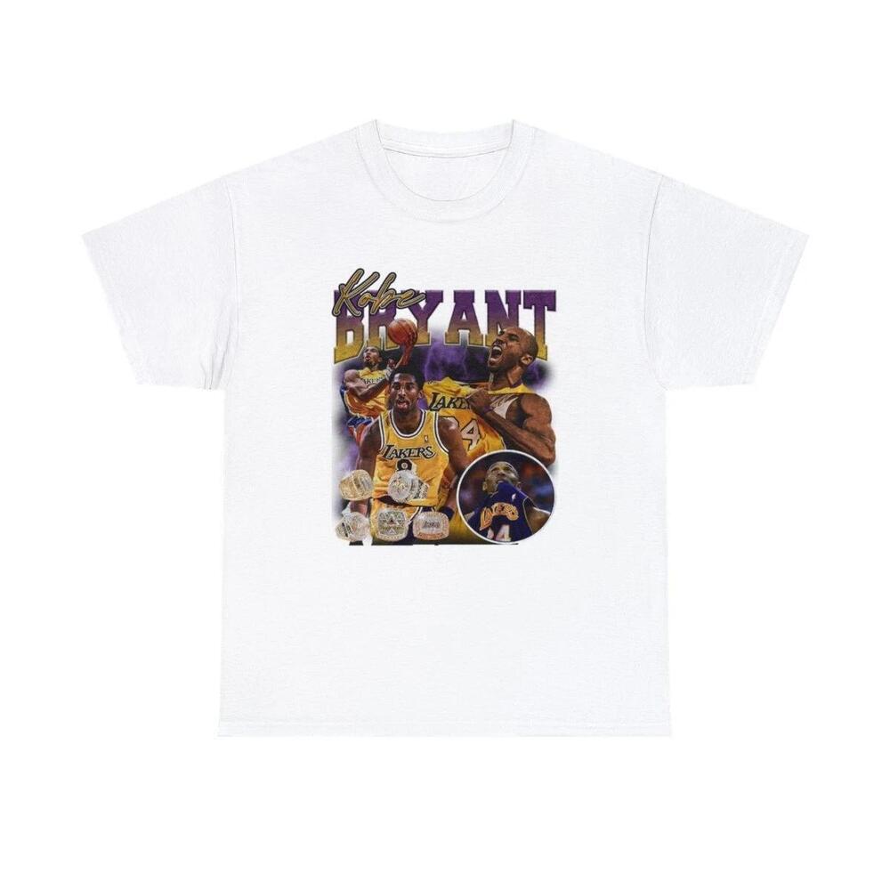Kobe Bryant Graphic Printed Heavy Cotton Tee
